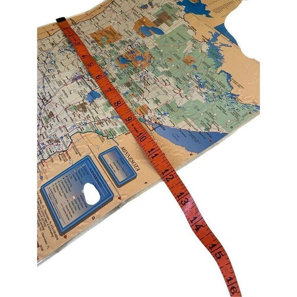 Minnesota Wisconsin Rand McNally Folding Road Maps Lot of 4 Navigation Travel Ha - Picture 10 of 12